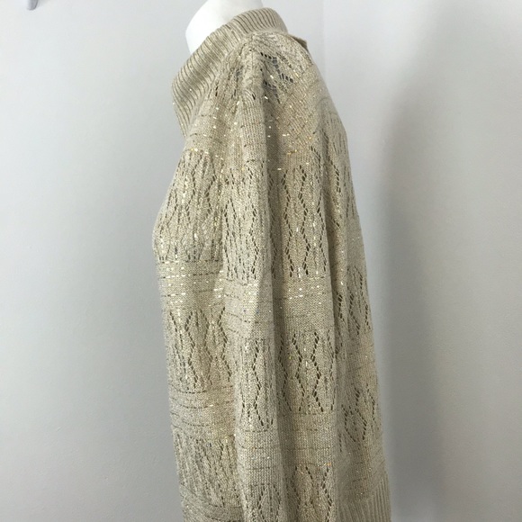 St. John evening by Marie Gray gold sweater M - Picture 4 of 8